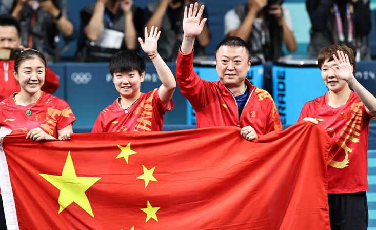 国乒女团夺冠！中国夏奥300金入账！